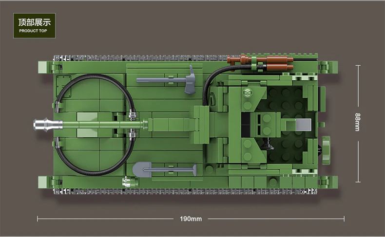 QuanGuan 100085 SU-76M Tank - YWOBB