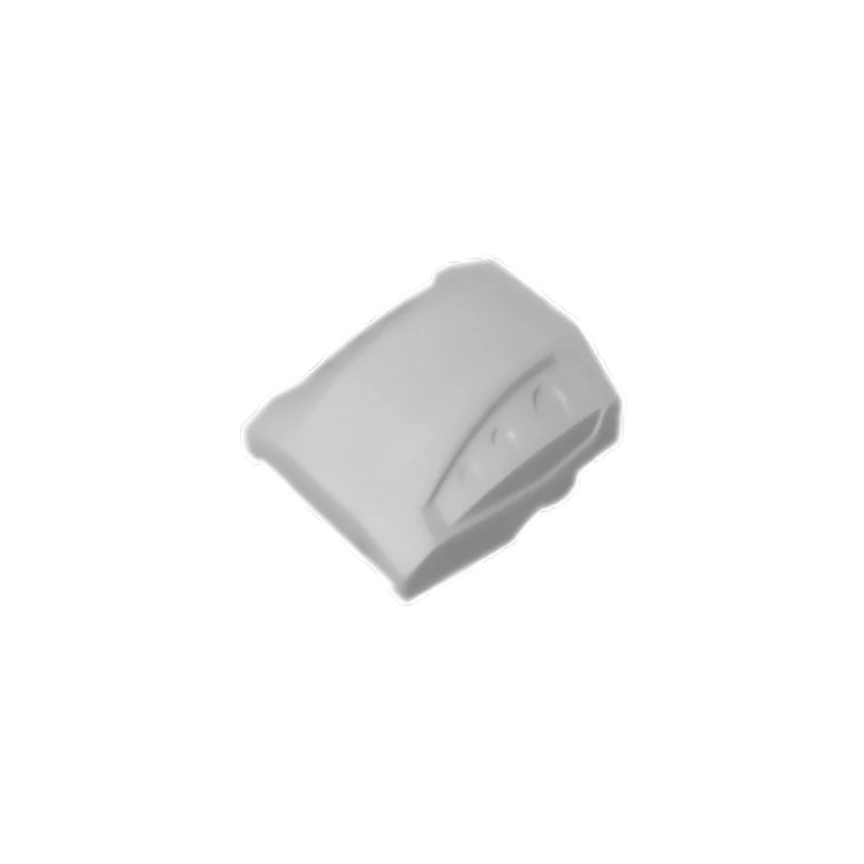 GOBRICKS GDS-M231 Slope Curved 2 x 2 with Debossed Side Ports - YWOBB