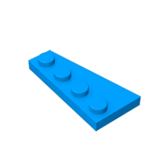 GOBRICKS GDS-549  Plate 4 x 2 Right - YWOBB