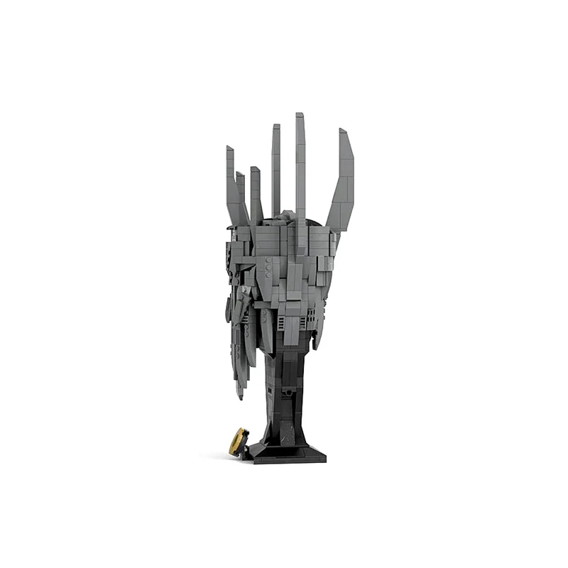 GOBRICKS MOC 179387 LOTR Sauron Helmet - YWOBB