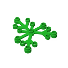 GOBRICKS GDS-1437 Plant Leaves 6 x 5 - YWOBB