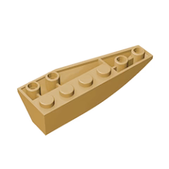 GOBRICKS GDS-766 Wedge 6 x 2 Inverted Left - YWOBB