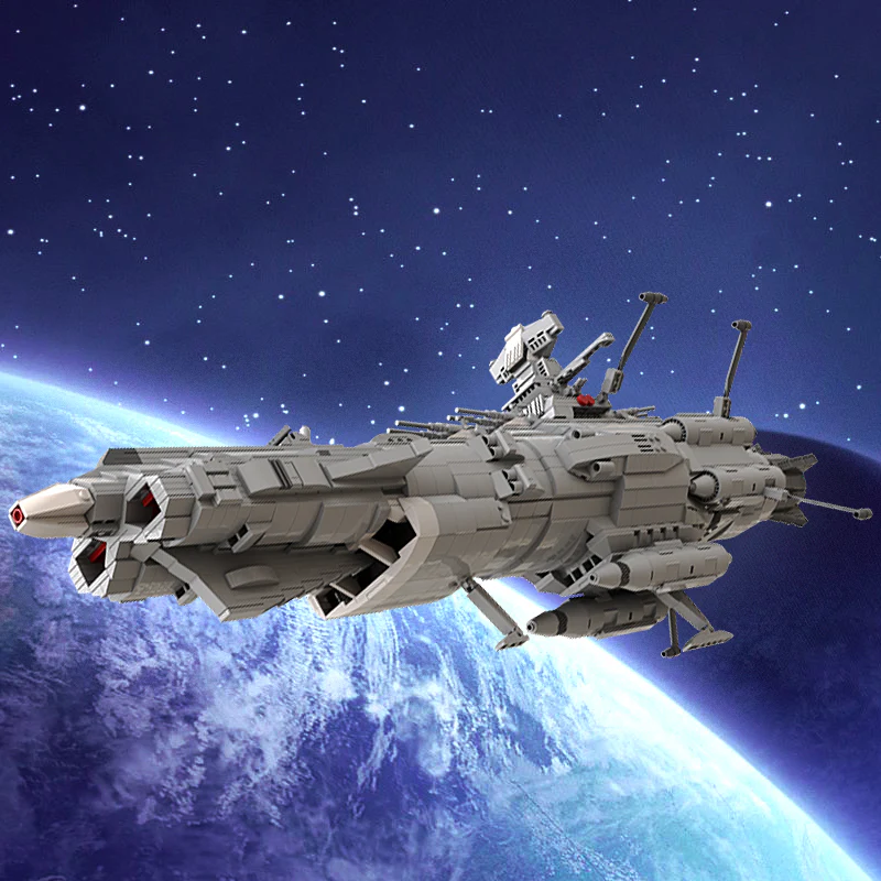 GOBRICKS MOC 83888 Space Battleship Andromeda 2199 (Star Blazers) - YWOBB