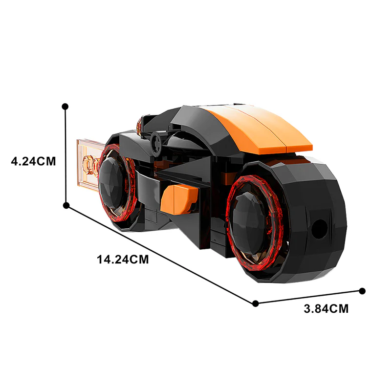 GOBRICKS MOC A0579Y01 Tron -orange - YWOBB