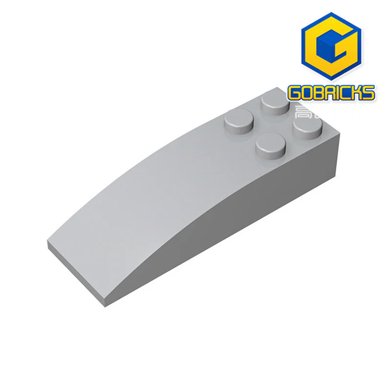 GOBRICKS GDS-753  Curved 6 x 2 - YWOBB