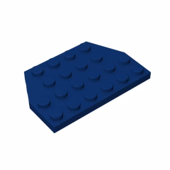 GOBRICKS GDS-704  Plate 4 x 6 Cut Corners - YWOBB