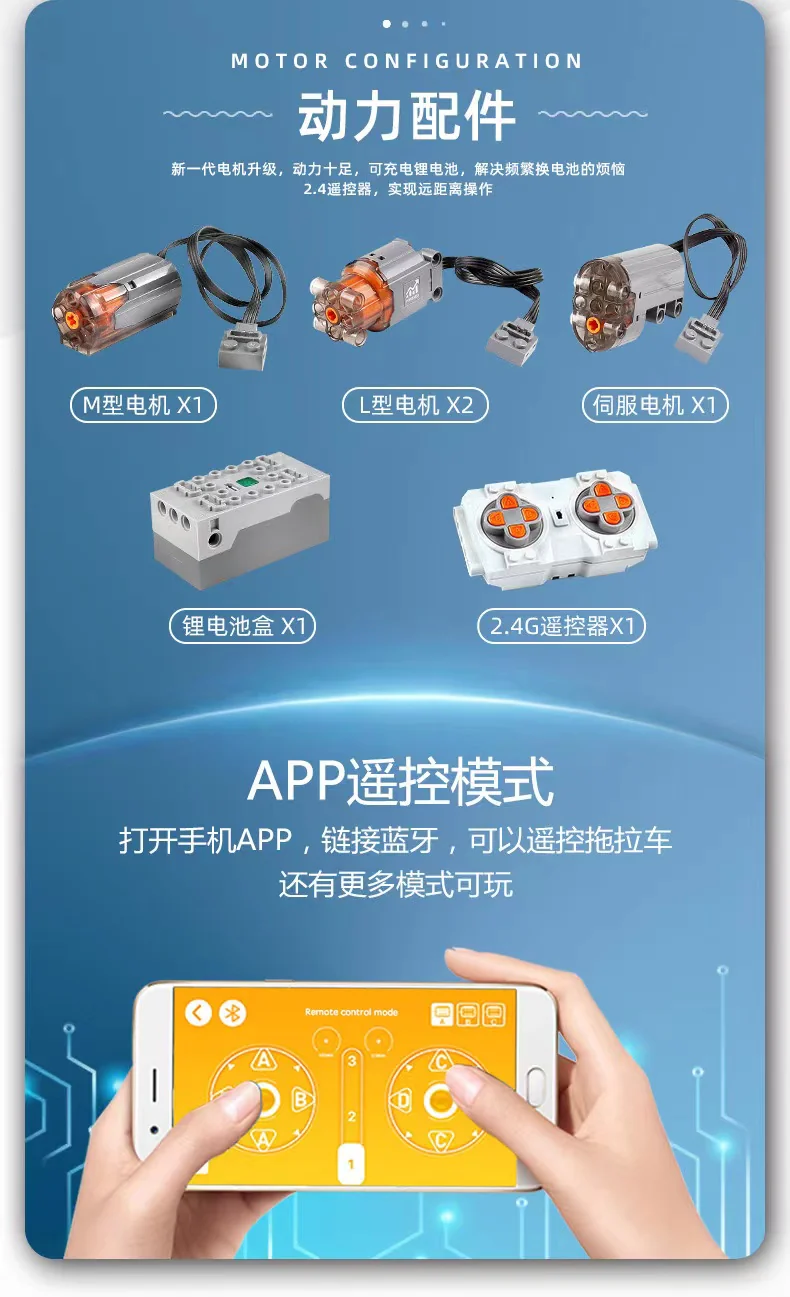 Mould King 17020 RC Tractor Fastrac 4000er series OVP EU Warehouse Version - YWOBB