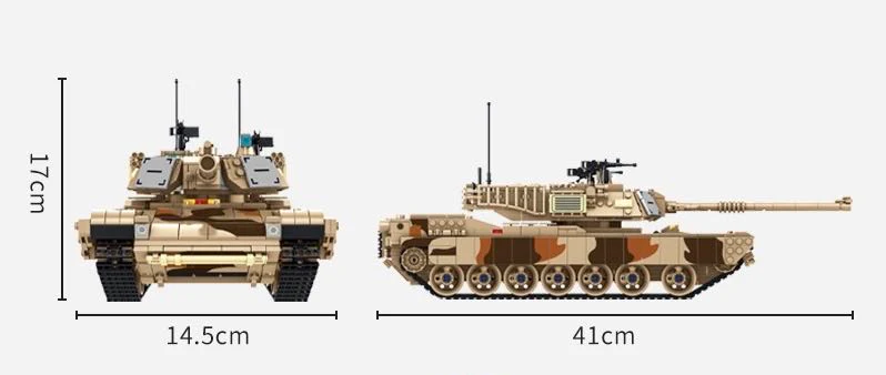 PANLOS 632010 M1A2 Abrams Main Battle Tank - YWOBB