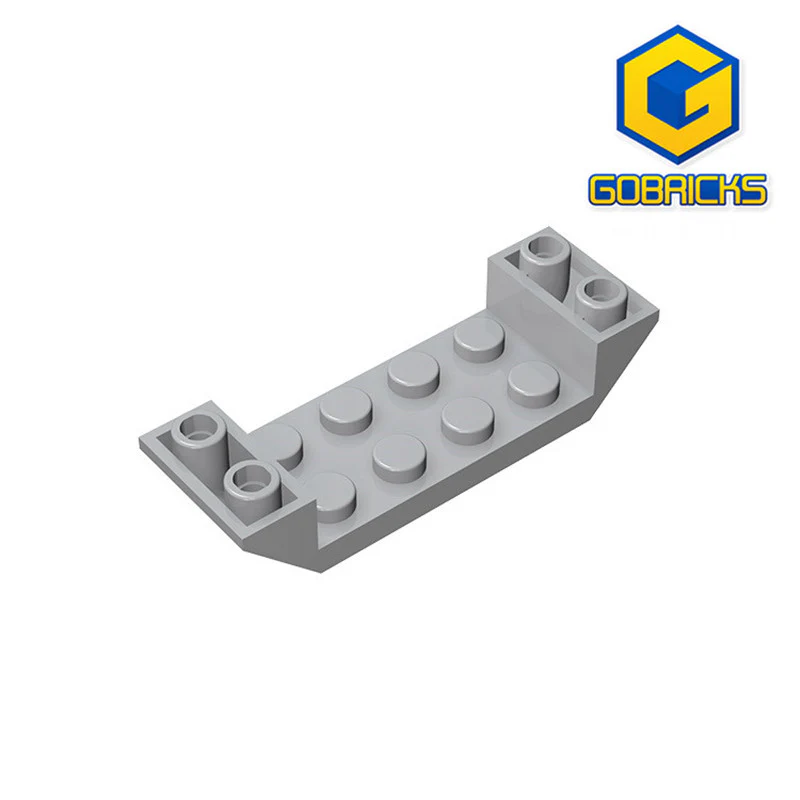 GOBRICKS GDS-687  Inverted 45 6 x 2 Double with 2 x 4 Cutout - YWOBB