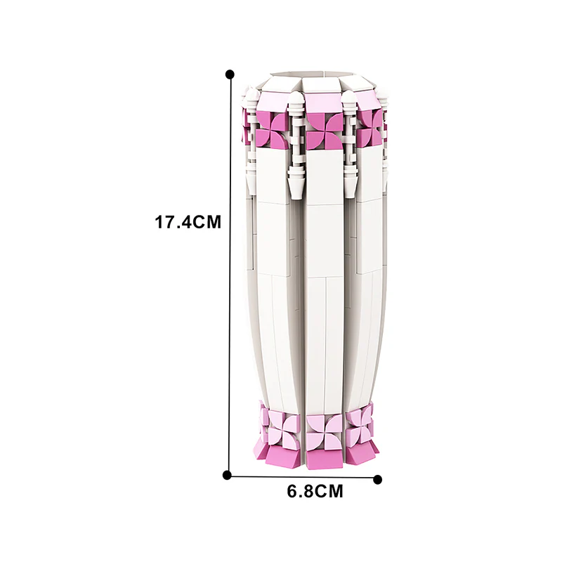 GOBRICKS MOC A0977Y02 Vase for Sunflowers - YWOBB