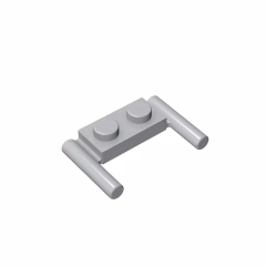 GOBRICKS GDS-737  Modified 1 x 2 with Bar Handles - YWOBB