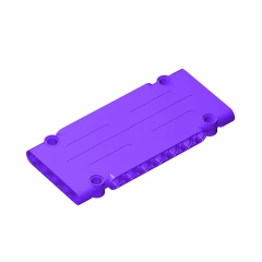 GOBRICKS GDS-1008 Panel Plate 5 x 11 x 1 - YWOBB