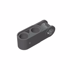 GOBRICKS GDS-936 Axle and Pin Connector Perpendicular 3L with 2 Pin Holes - YWOBB