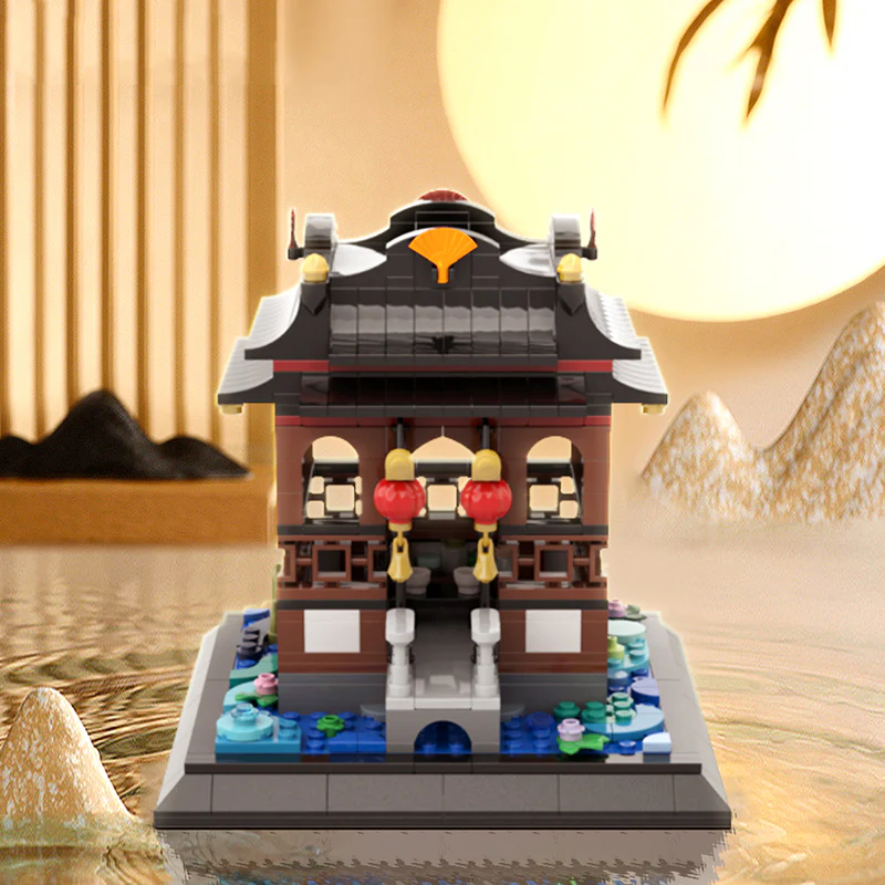 GOBRICKS MOC 122574 Tranquil Teatime - YWOBB