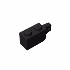 GOBRICKS GDS-826 Hinge Brick 1 x 2 Locking with 1 Finger Vertical End - YWOBB