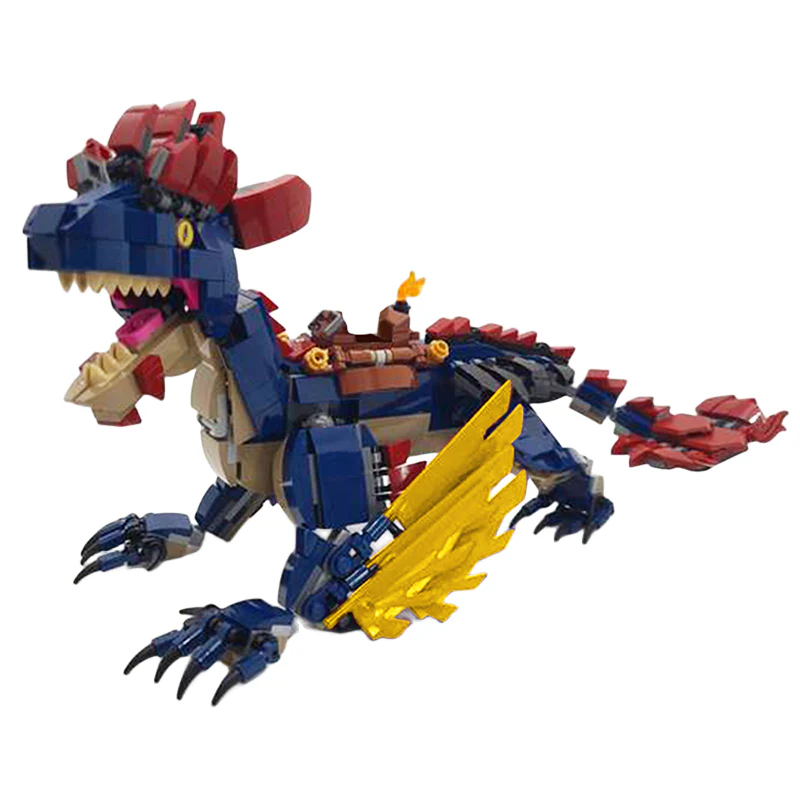 GOBRICKS MOC 106666 Ark Rock Drake - YWOBB
