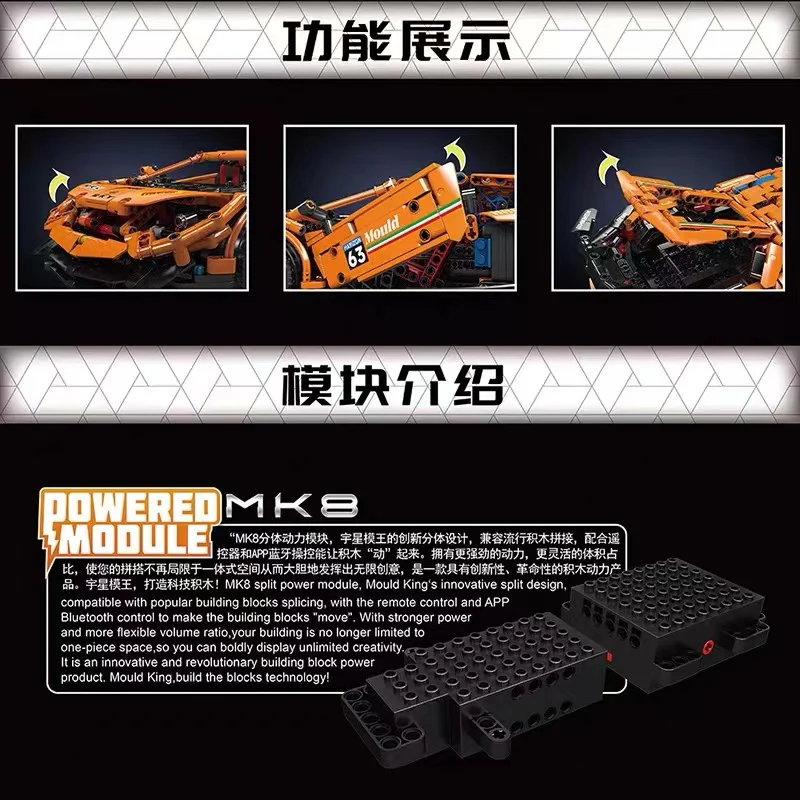 Mould King 13177 Lamborghini Aventador SVJ OVP EU Warehouse Version - YWOBB