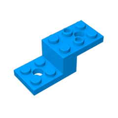 GOBRICKS GDS-713 Bracket 5 x 2 x 1 1/3 with 2 Holes - YWOBB