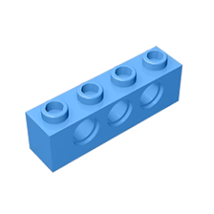 GOBRICKS GDS-625  Brick 1 x 4 with Holes - YWOBB