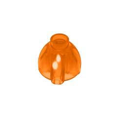 GOBRICKS GDS-1194 Round 2 x 2 Dome Bottom with Studs - YWOBB