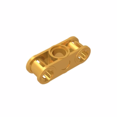 GOBRICKS GDS-935 Axle and Pin Connector Perpendicular 3L with Center Pin Hole - YWOBB