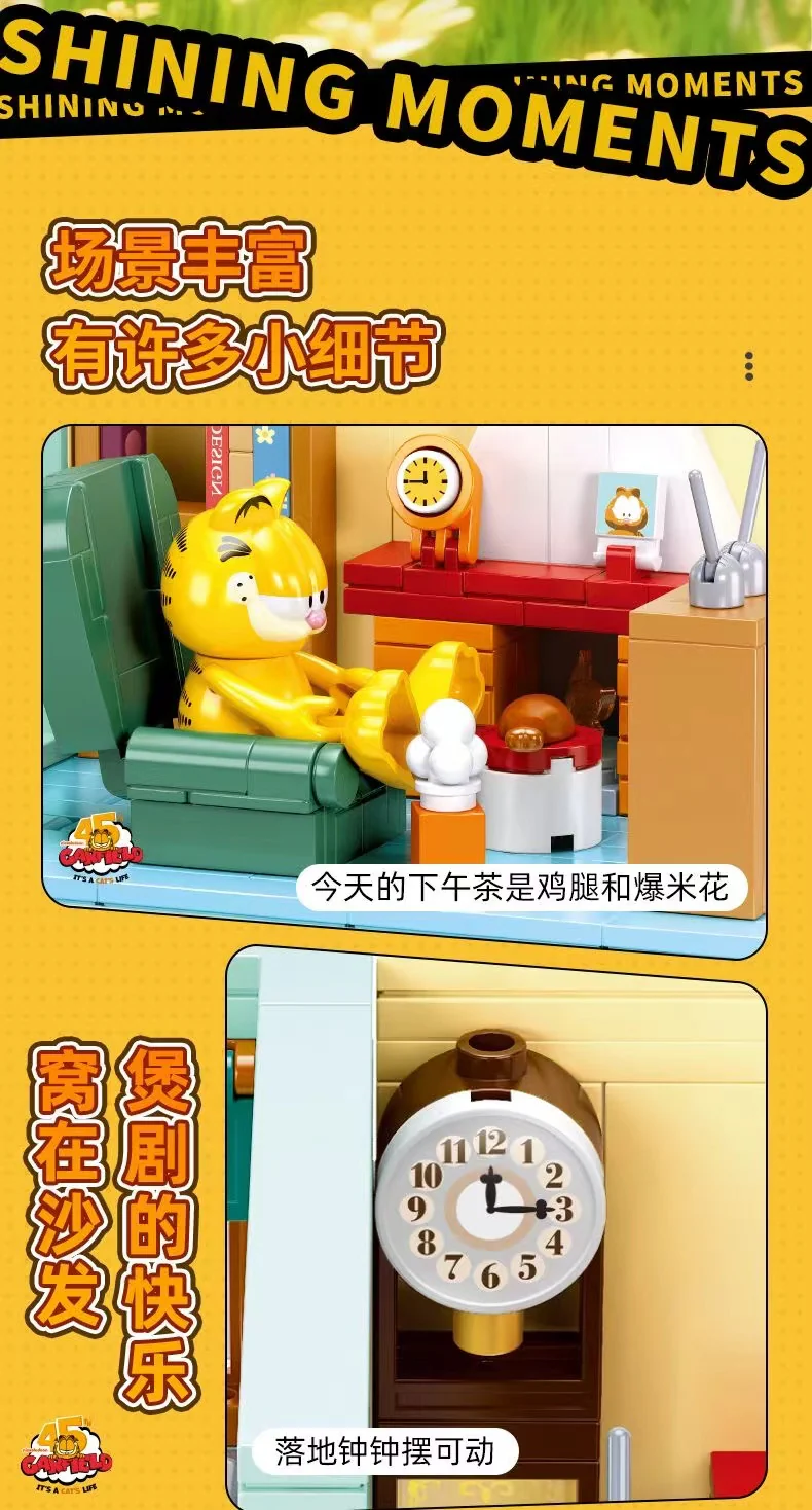 SLUBAN M38-B1225 Garfield It's A Cat's Life - YWOBB