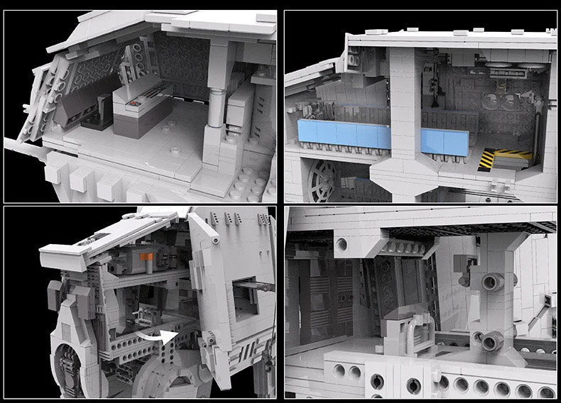 Mould King 21015 Minifig Scale AT-AT w/ Interior OVP US Warehouse Version - YWOBB