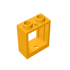 GOBRICKS GDS-783 Window 1 x 2 x 2 Flat Front - YWOBB