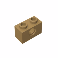 GOBRICKS GDS-623  Brick 1 x 2 with Hole - YWOBB