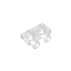 GOBRICKS GDS-90192 Bracket 1 x 2 with lower bump on one side - YWOBB