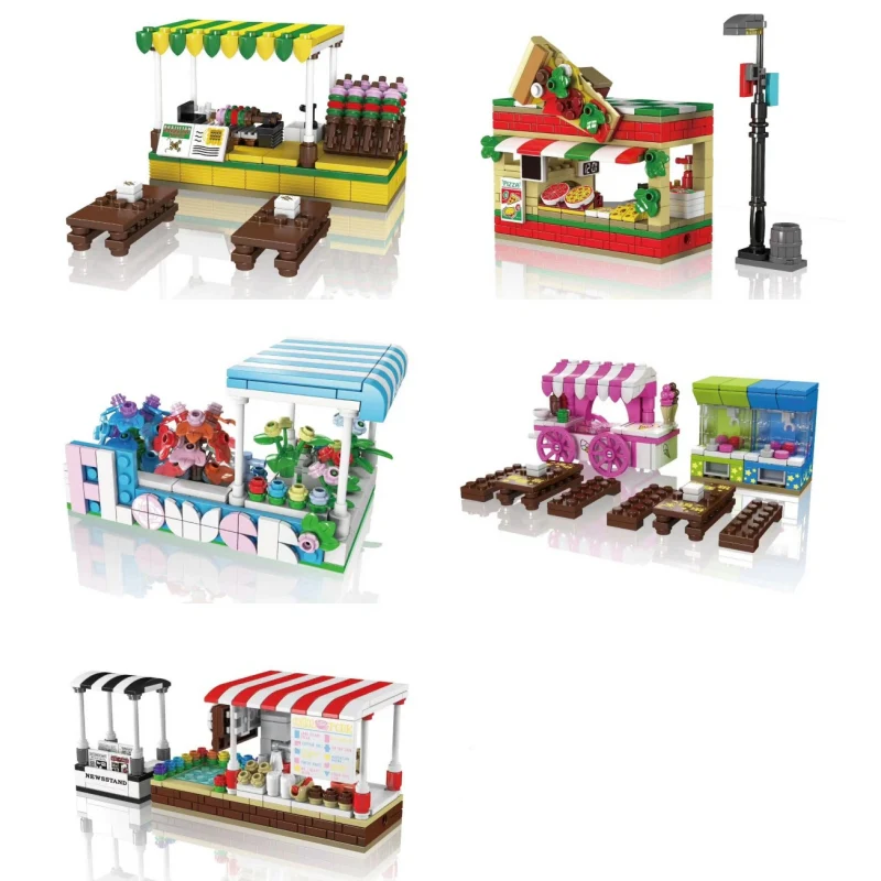 Mould King 24030-24034 Mini Street View Series - YWOBB