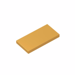 GOBRICKS GDS-614 Tile 2 x 4 - YWOBB