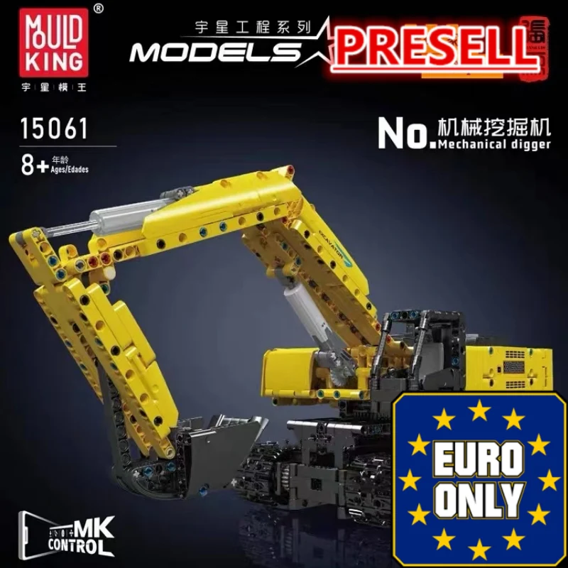 Mould King 15061 Mechanical Digger OVP EU Warehouse Version - YWOBB