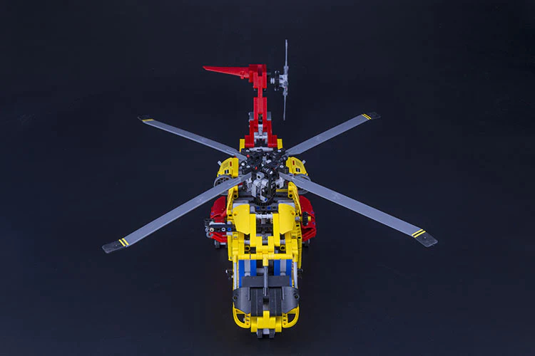 DECOOL 3357 Rescue Helicopter 2 In 1 Transformable - YWOBB