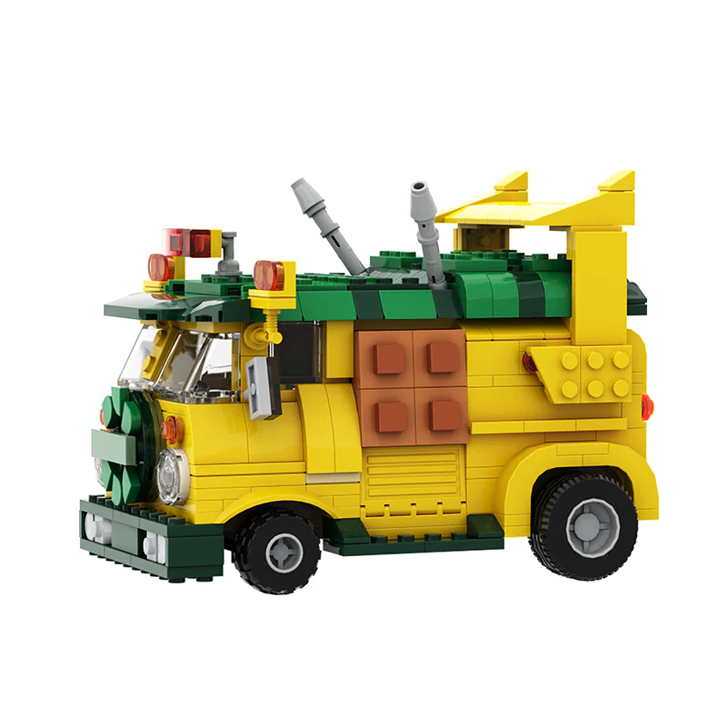GOBRICKS MOC 125660 Turtle Van Party Wagon TMNT - YWOBB
