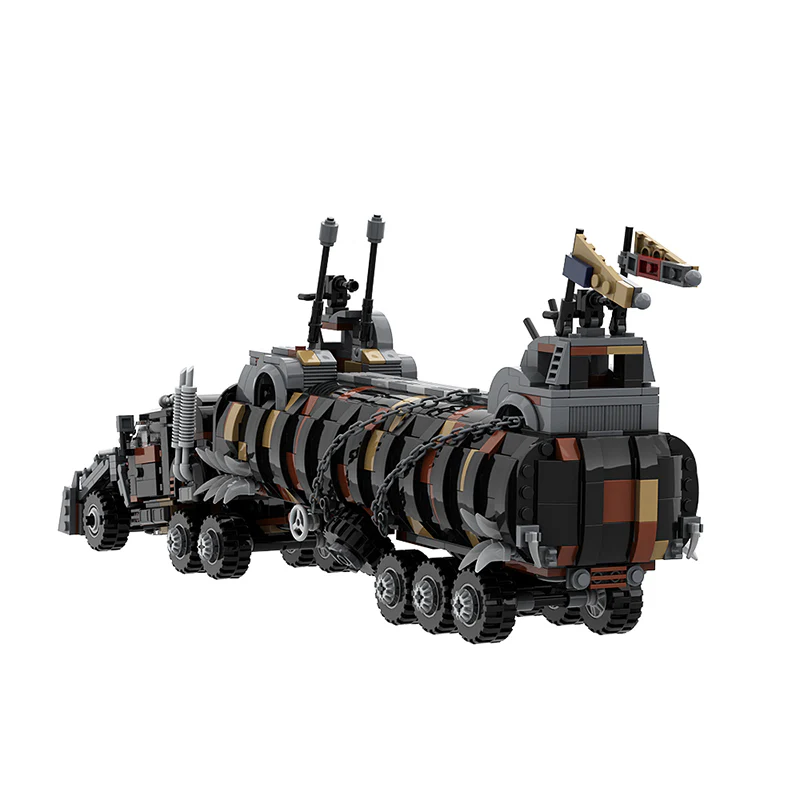 GOBRICKS MOC 119415 MAD MAX Fury Road Tatra T815 The War Rig (1220 bricks) apocalyptic truck - YWOBB