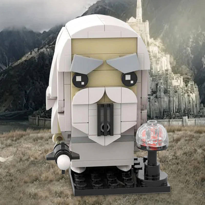 GOBRICKS MOC 137686 Saru Bianco - Signore degli Anelli - YWOBB