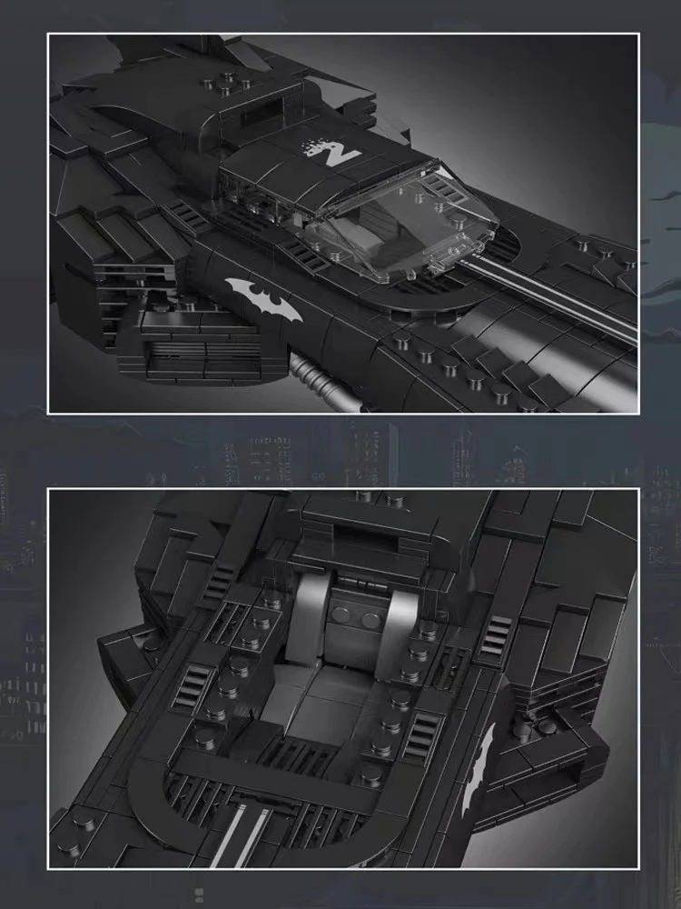 Mould King 10058 Batmobile - YWOBB