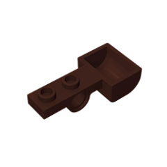 GOBRICKS GDS-1329 Modified 1 x 2 with Pin Hole and Bucket - YWOBB