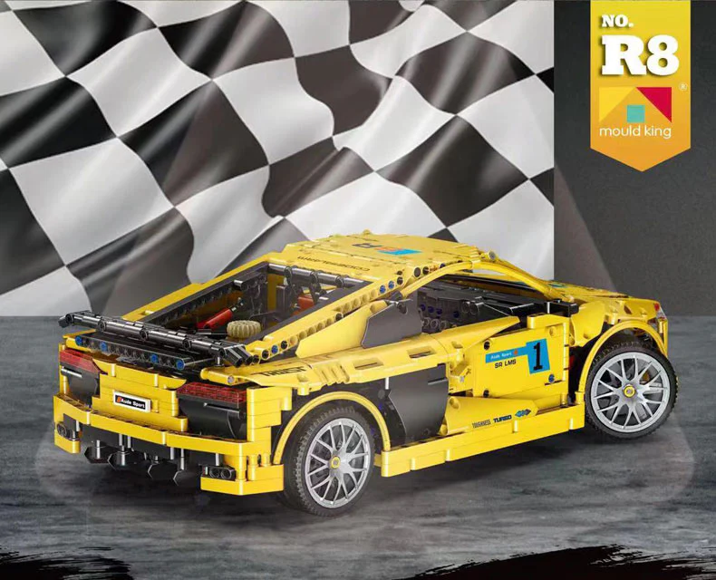Mould King 13127 Audis R8 - YWOBB