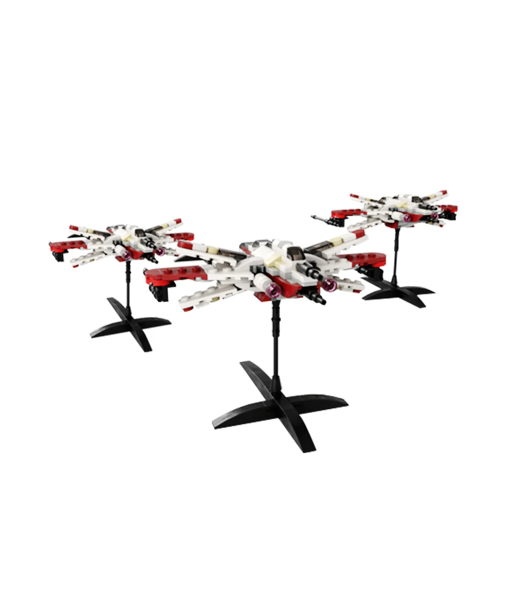 GOBRICKS MOC 129749 Mini Size ARC-170 starfighter - YWOBB