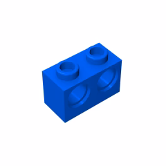 GOBRICKS GDS-624 Brick 1 x 2 with Holes - YWOBB