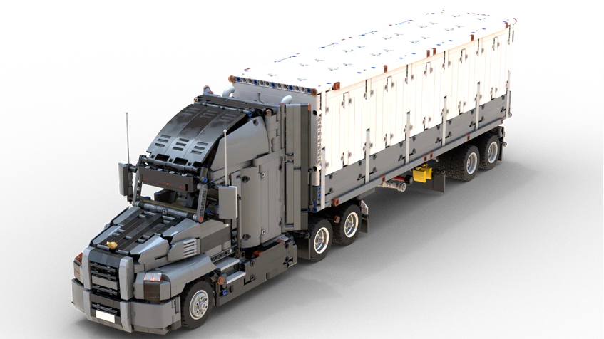 MOC 25700 Mack Anthem's trailer - YWOBB