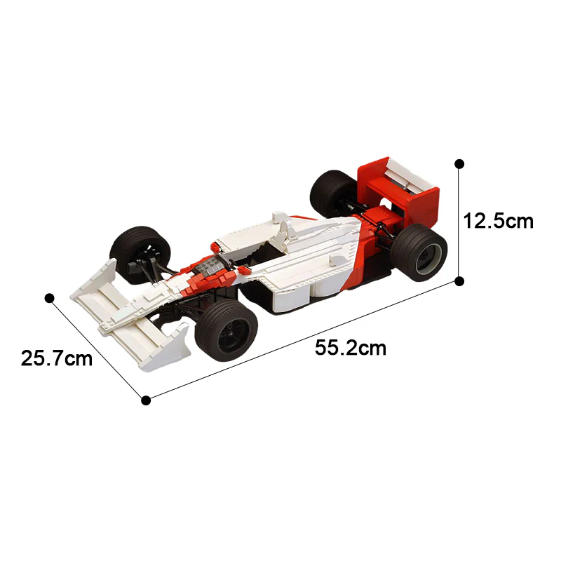 GOBRICKS MOC 0845 McLaren MP4-4 - scale 1:8 - YWOBB
