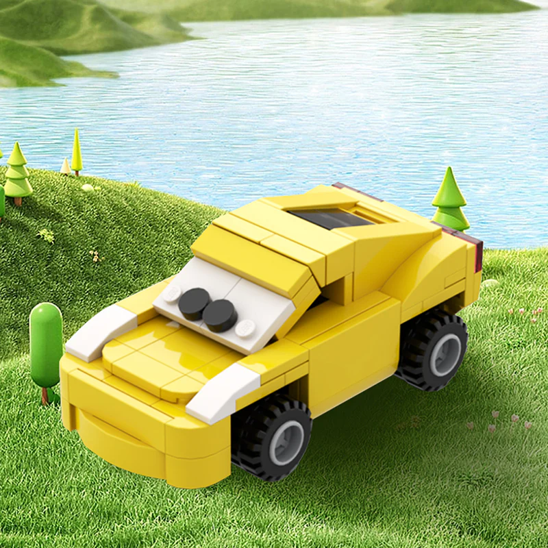 GOBRICKS MOC 139967 Cruz Ramirez (Cars) - YWOBB