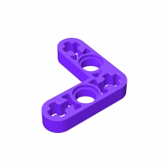 GOBRICKS GDS-692 Modified Bent Thin L-Shape 3 x 3 - YWOBB