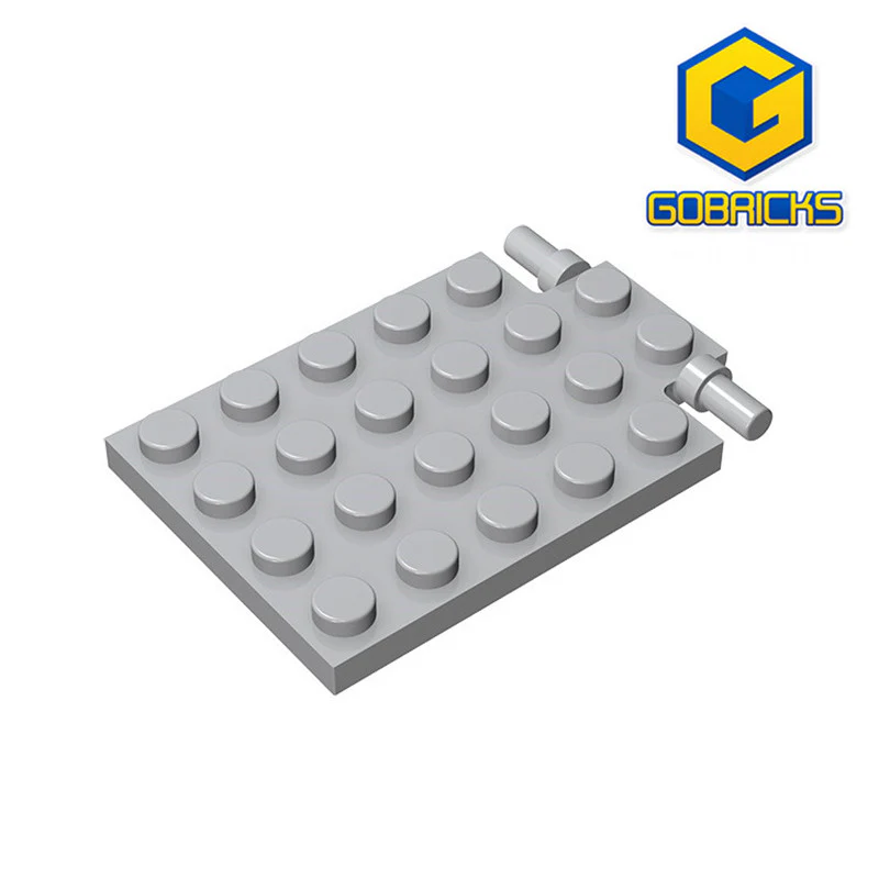 GOBRICKS GDS-844  Modified 4 x 6 with Trap Door Hinge - YWOBB