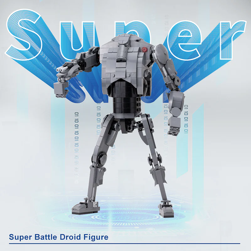GOBRICKS MOC 128279 Super Battle Droid Figure - YWOBB