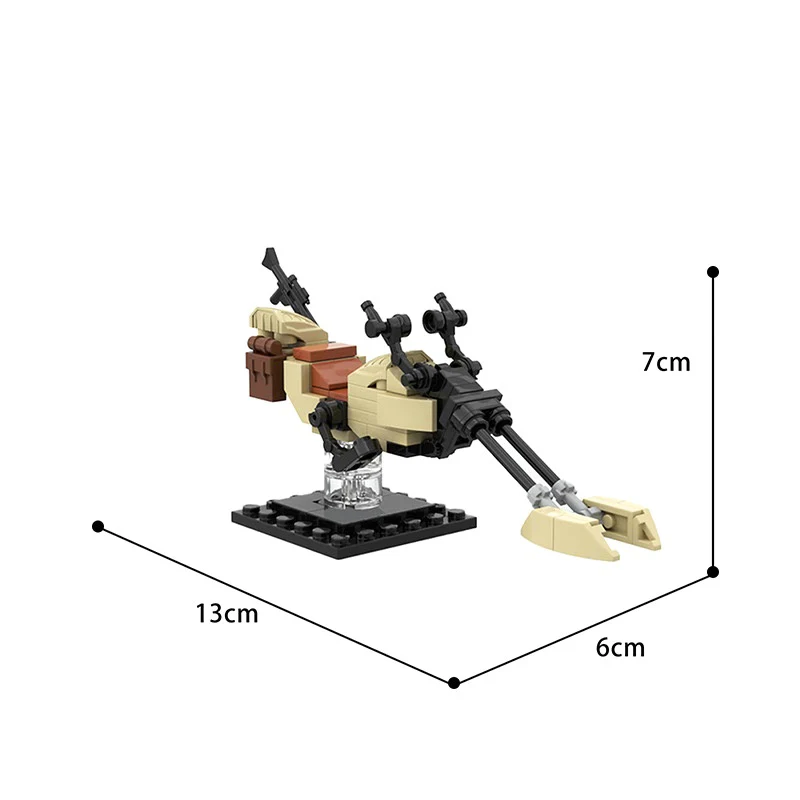 MOC 68316 Speeder Bike Mandalorian - YWOBB