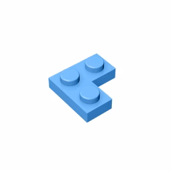 GOBRICKS GDS-585 Plate 2 x 2 Corner - YWOBB